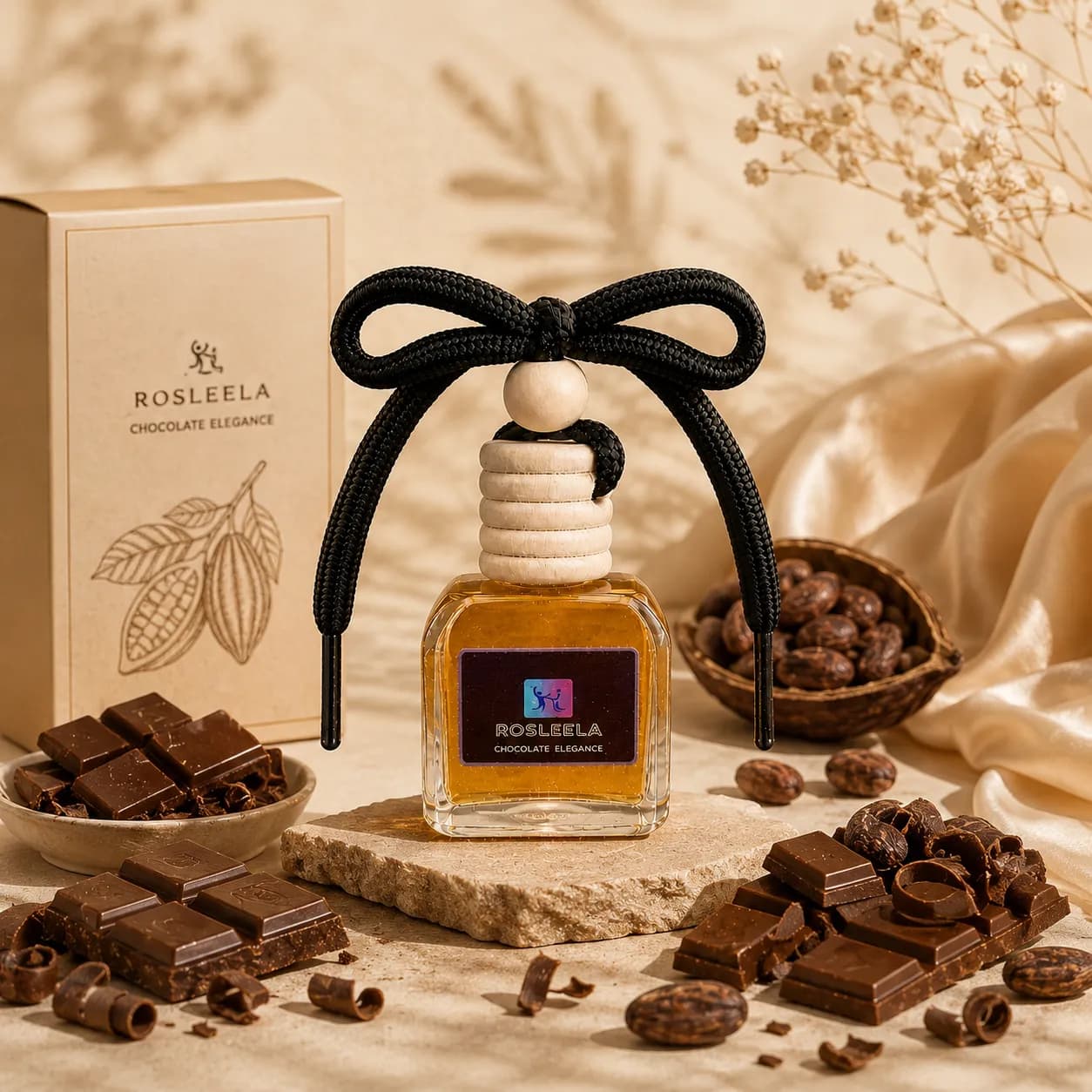 Chocolate Elegance Car Perfume | Sweet Gourmand Choco Aroma(10 ml)