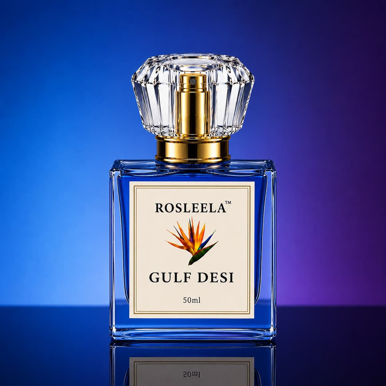 Gulf Desi Men's Perfume | Fresh Woody Citrus Aromatic Fragrance(50ml)